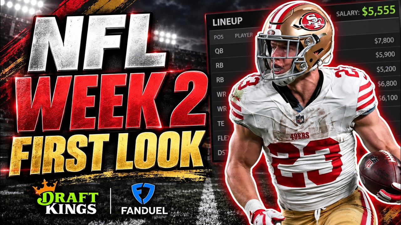 Первый взгляд на 2-ю неделю NFL в DFS | DraftKings и FanDuel