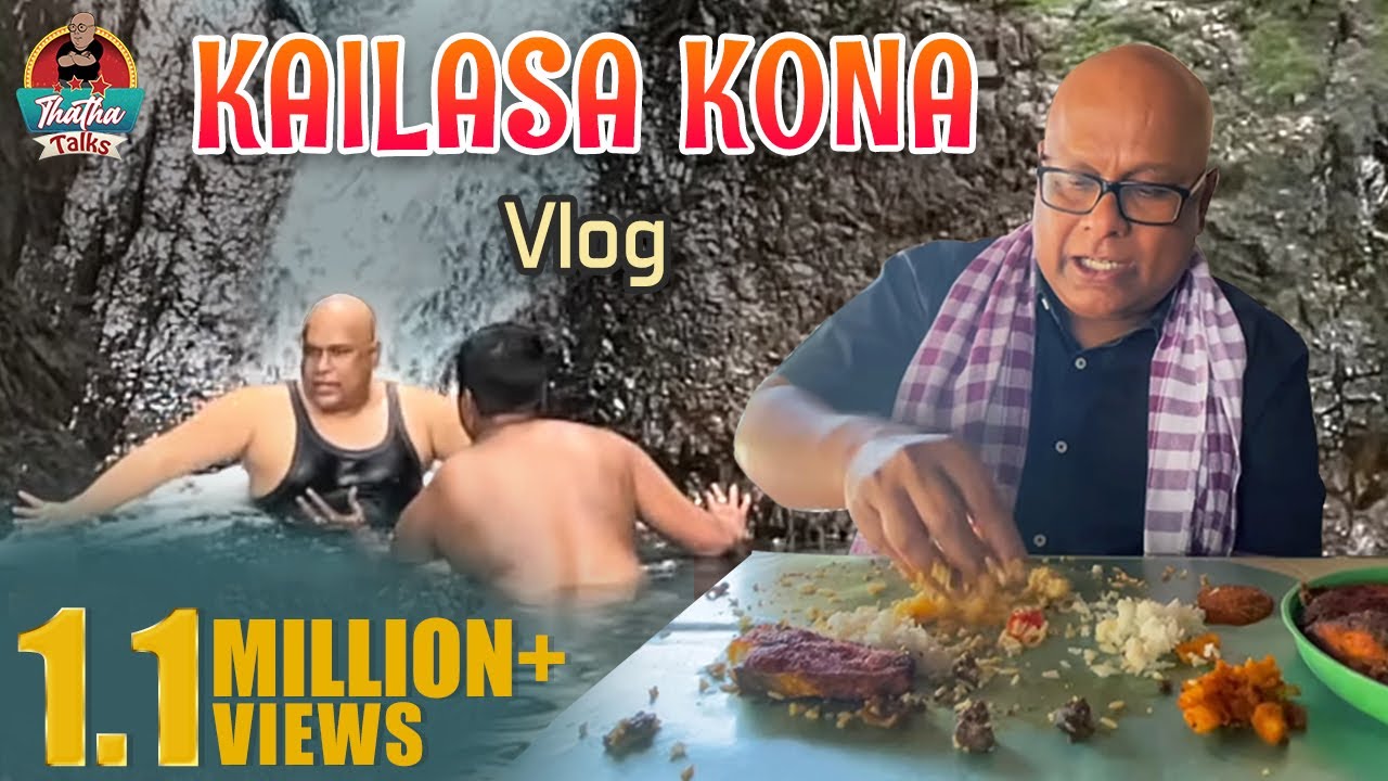 சில்லுனு ஒரு குளியல்... சுட சுட Non-Veg விருந்து! Kailasa Kona Vlog | Thatha Talks | Episode 1
