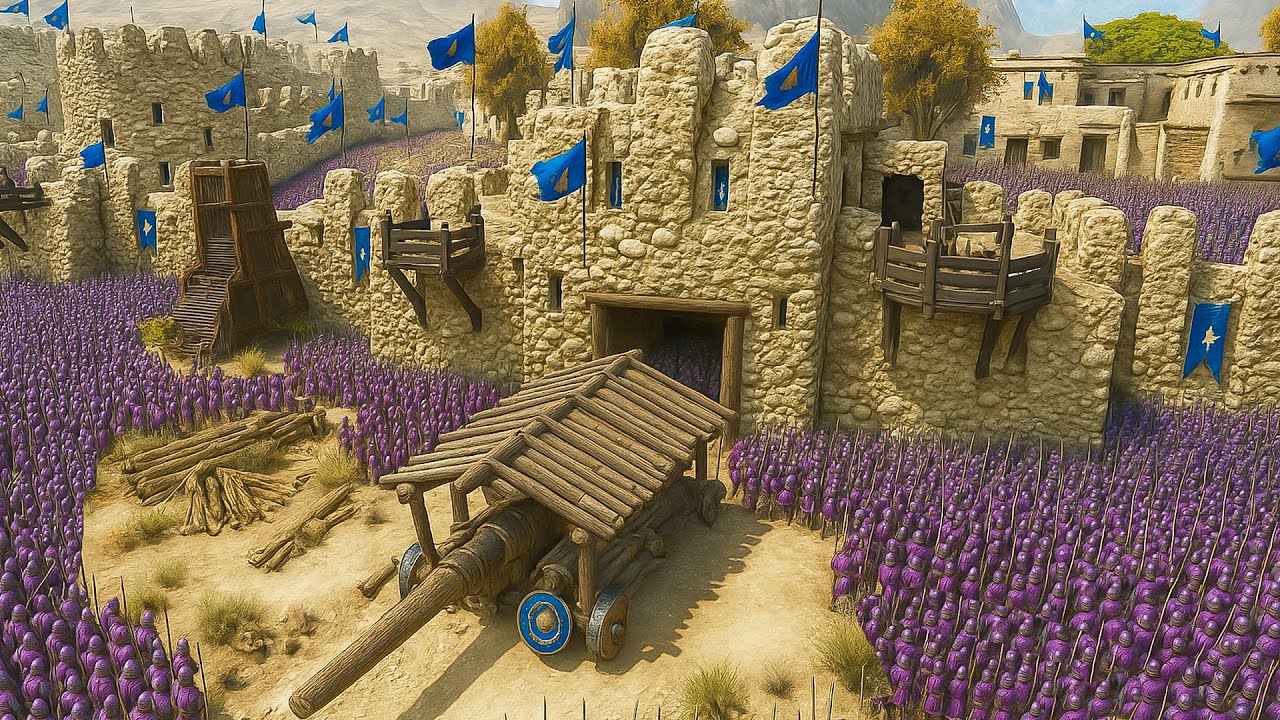 Siege of Baltakhand Castles vs 6,500 Nomads | Mount & Blade 2 Bannerlord