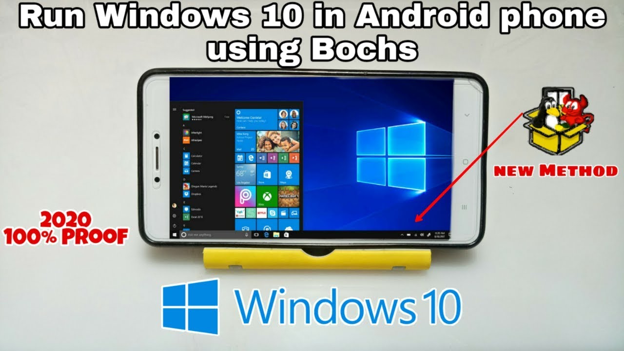 Run Windows 10 in Android using Bochs Emulator | 2020 new method 100% Proof windows in Android