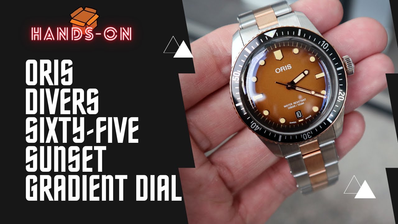 UNBOXING 2020 ORIS DIVERS SIXTY-FIVE SUNSET GRADIENT DIAL 01 733 7707 4356-07 8 20 17
