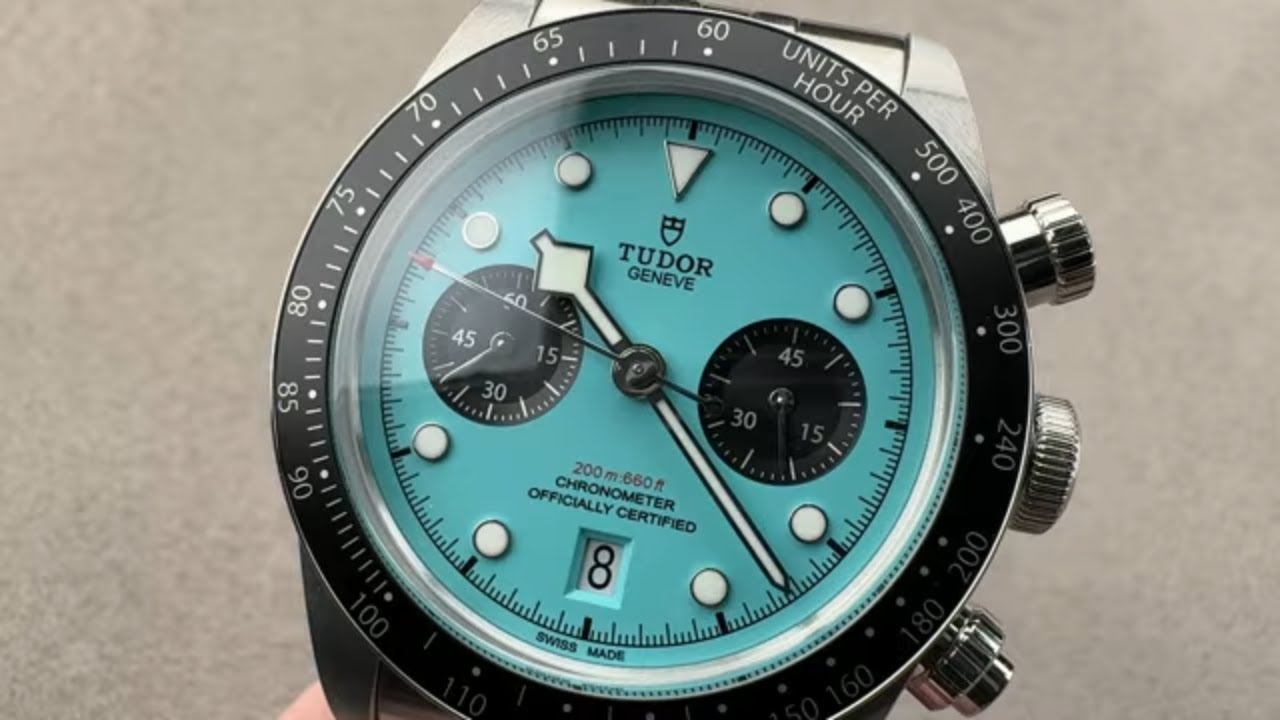 Обзор часов Tudor Black Bay Chronograph Flamingo Blue 79360N-0024