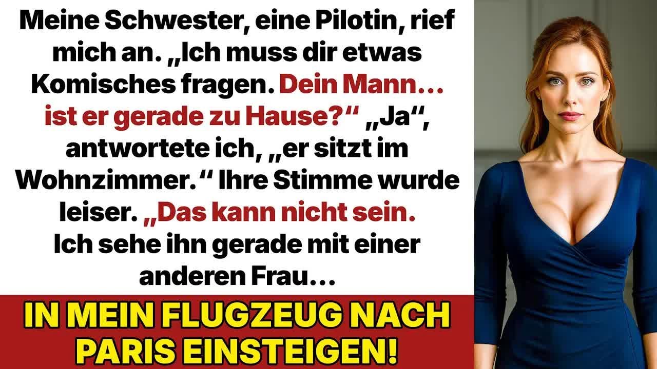 Meine Pilotenschwester sah meinen Mann in der Business Class nach Paris – mit einer anderen Frau