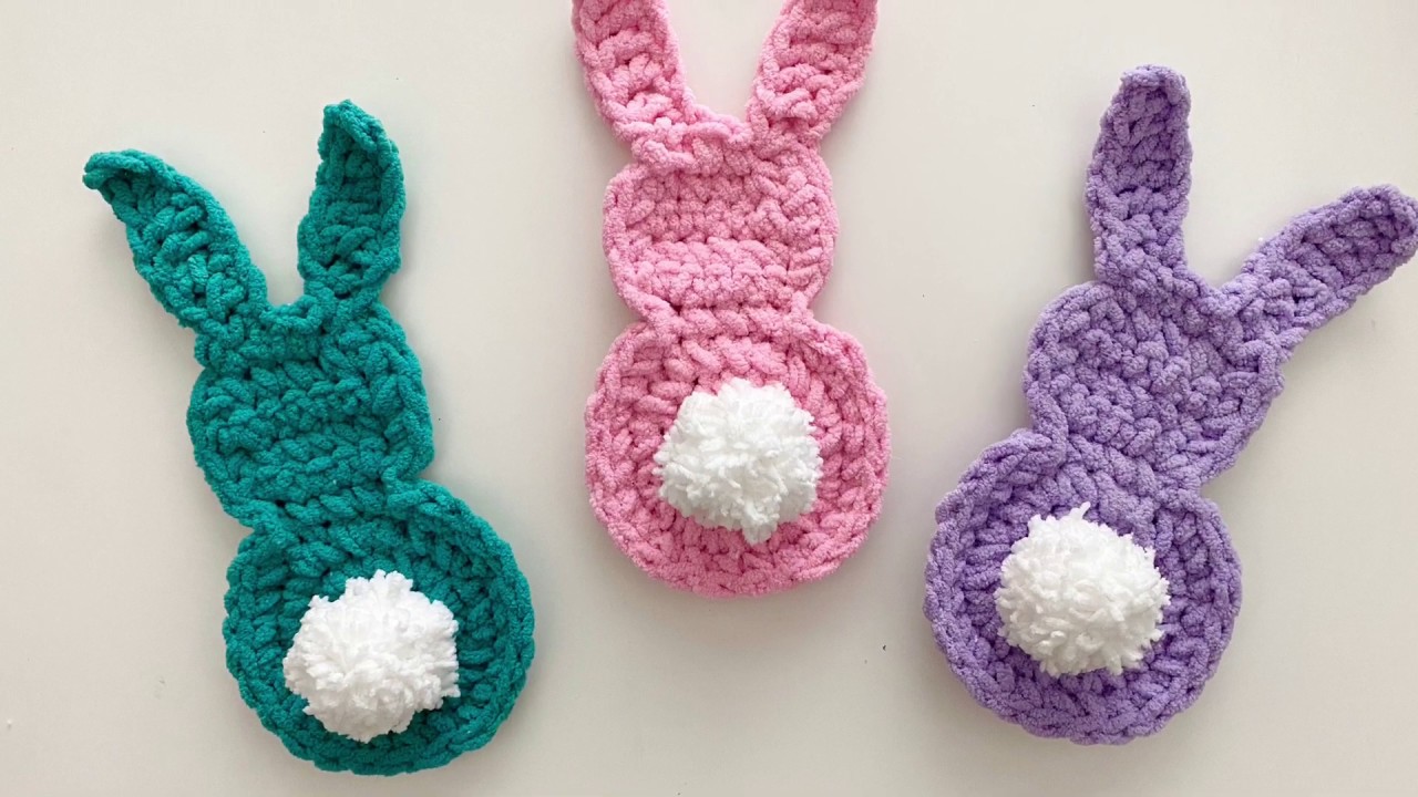 Crochet Bernat Bunny Appliqué