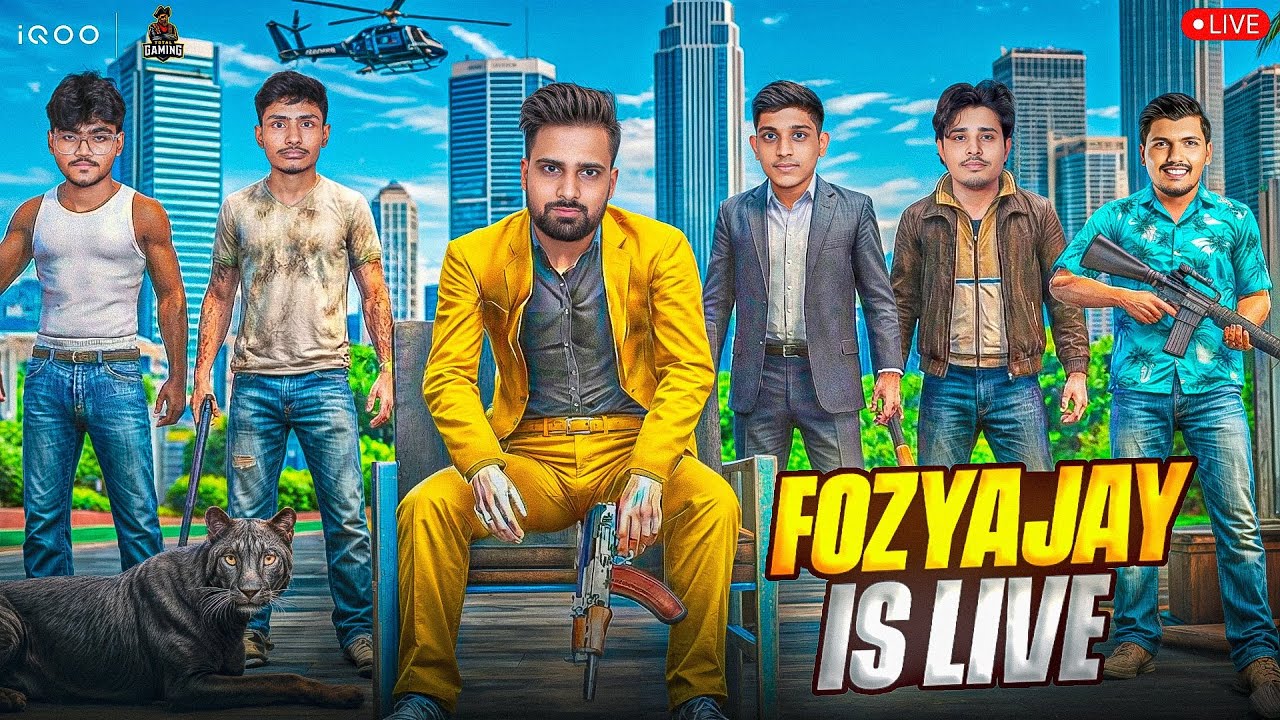 TOURNAMENT  LIVE iQOO TOTAL GAMING ESPORTS  || TG FOZYAJAY IS LIVE| #freefiretournament #iqootg