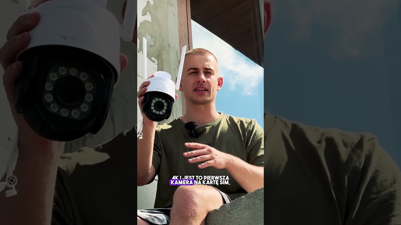 Kamera na Kartę SIM z jakością 4K | ORLLO Z17 PRO 4K #monitoring #budowa #orllo