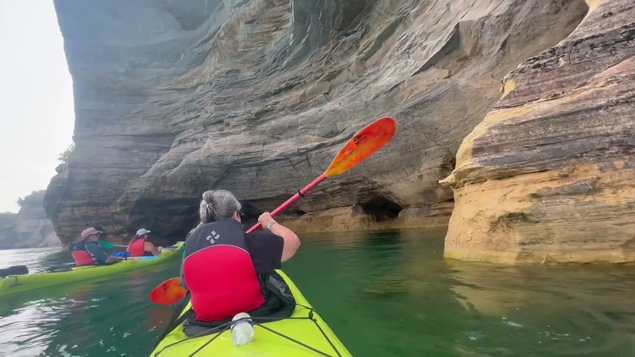 Kayaking Pictured Rocks - August 2023