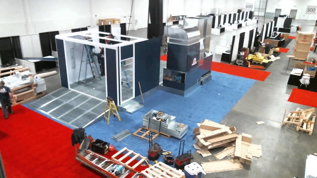 Accudraft TITAN Paint Booth - Northeast 2014 Show Assembly