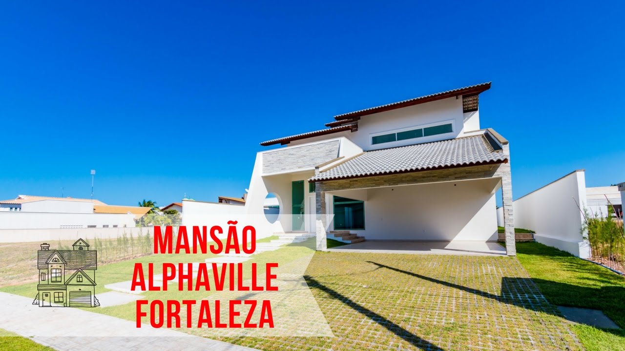 MANSÃO NO ALPHAVILLE FORTALEZA #02 - CASA DUPLEX EM CONDOMÍNIO DE FORTALEZA CEARA