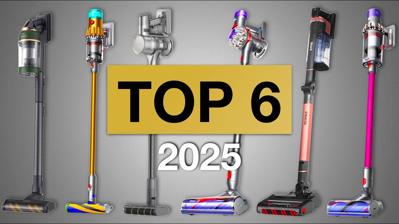 LAS MEJORES ASPIRADORAS SIN CABLE DE GAMA MEDIA DE 2025 | TOP 5 ASPIRADORAS ESCOBA