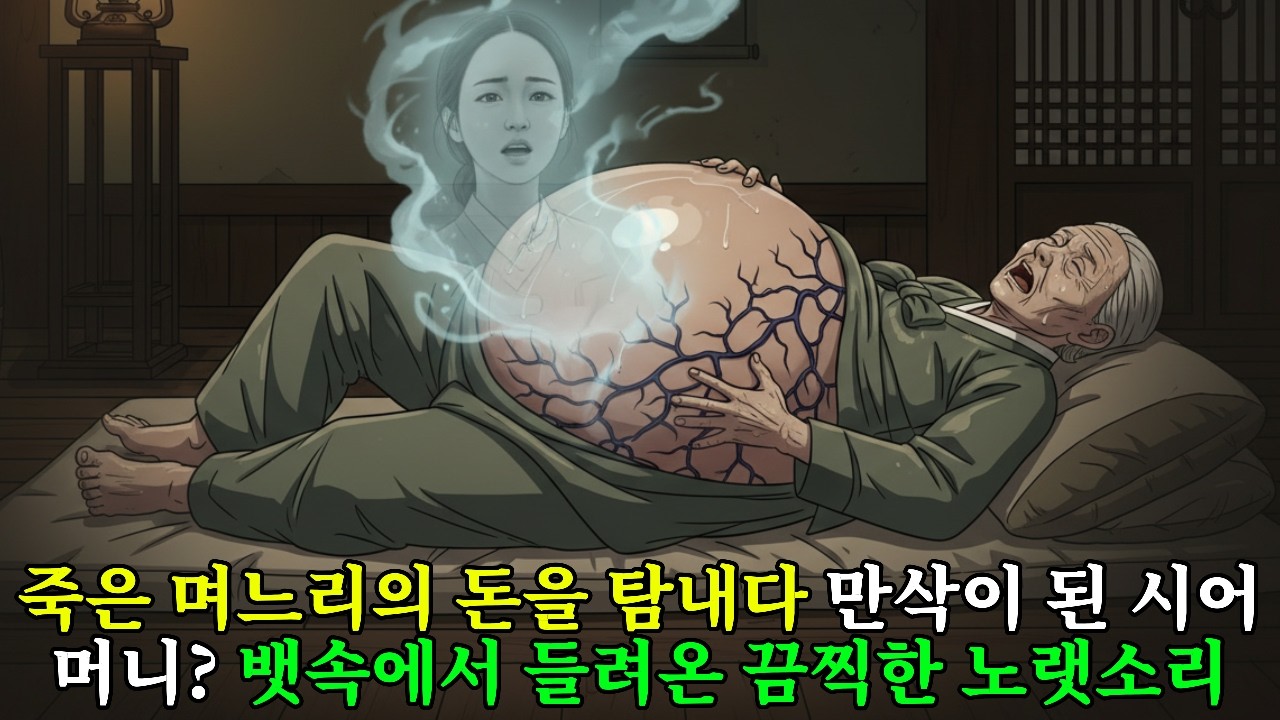 며느리를 나무에 매달고 핏빛 감을 삼키자, 60대 시어머니 배가 터져버린 이유  | 조선야담 | 오디오북