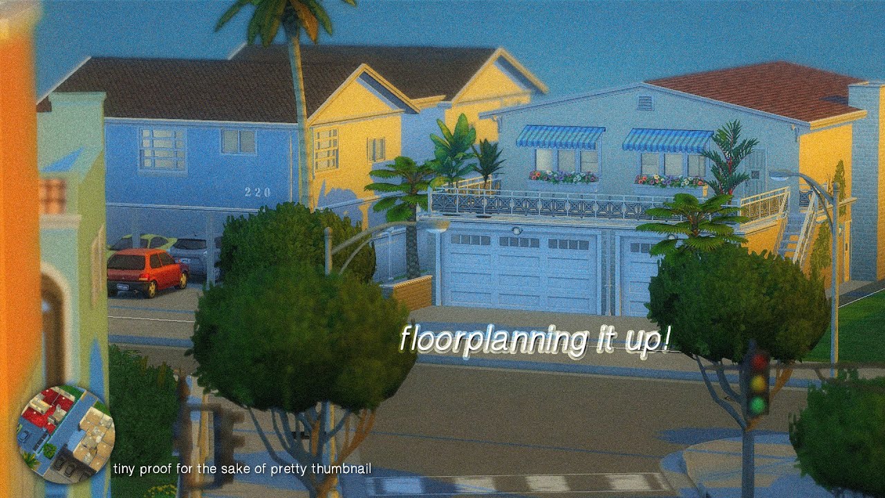 create cozy apartment floorplans with me (lot download included!) ☕[ sims 4 longplay ]