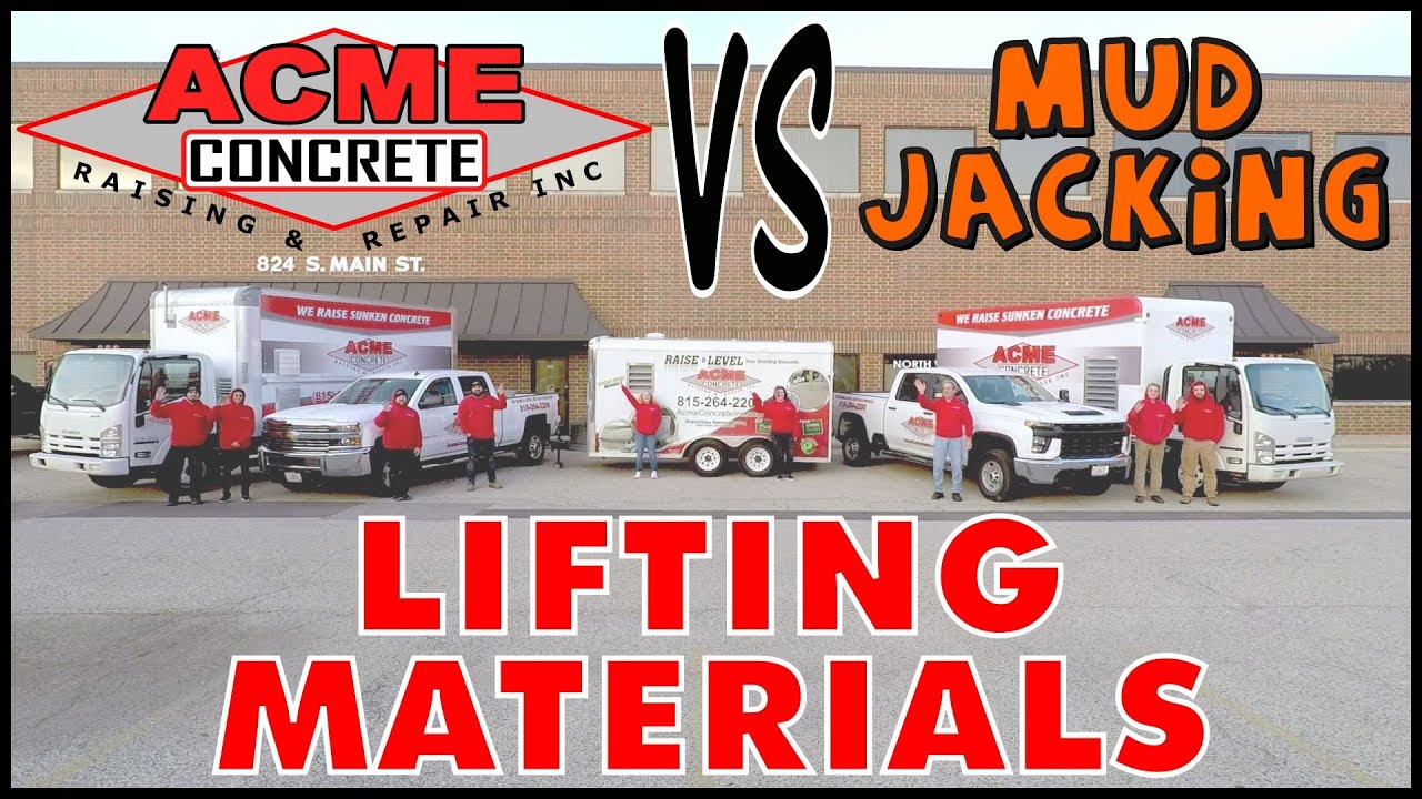 LIFTING MATERIALS: ACME vs MUDJACKING