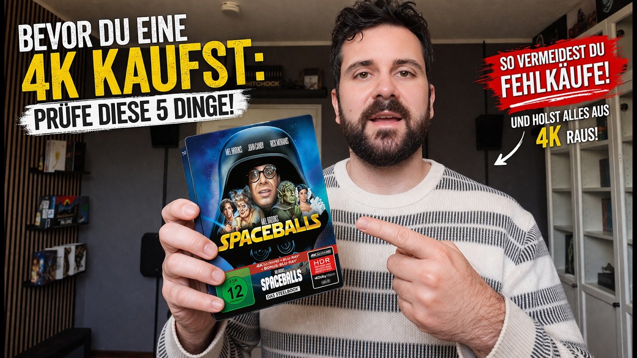 Bevor du eine 4K Bluray kaufst: Pr&uuml;fe diese 5 Dinge