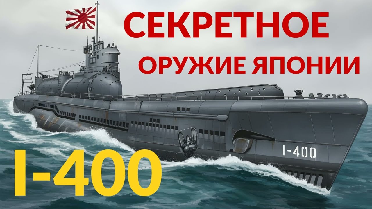 I-400: Гигантская подлодка Японии, которая несла бомбардировщики для атаки на США
