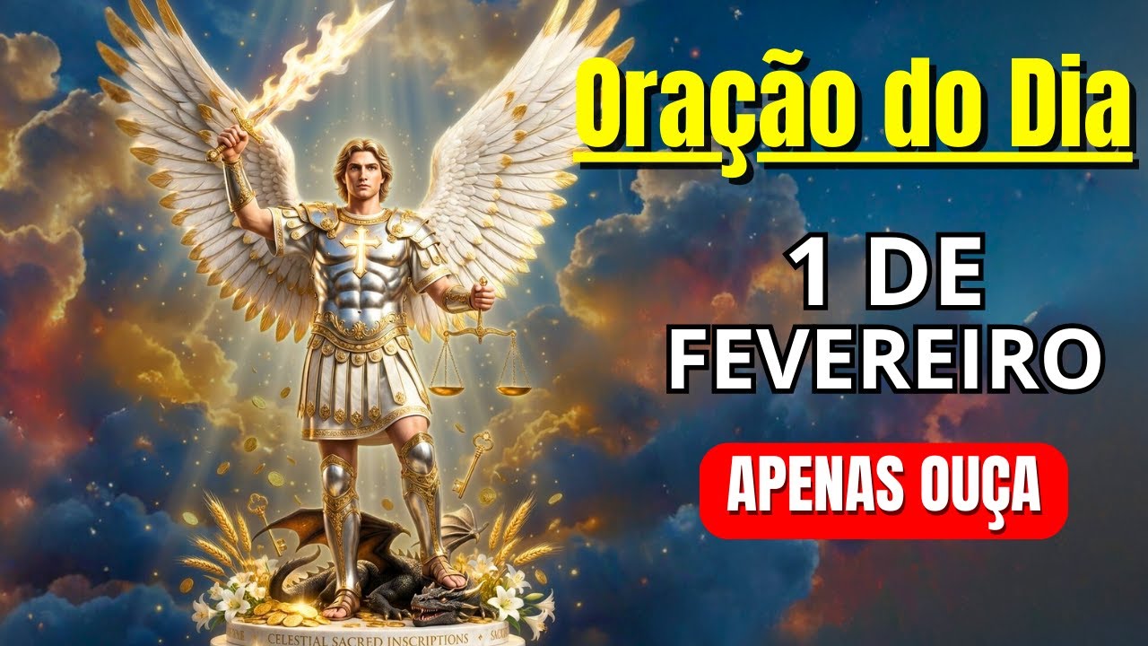 Oração de Hoje a São Miguel Arcanjo 💫 Reze Comigo? ORAÇÃO FORTE