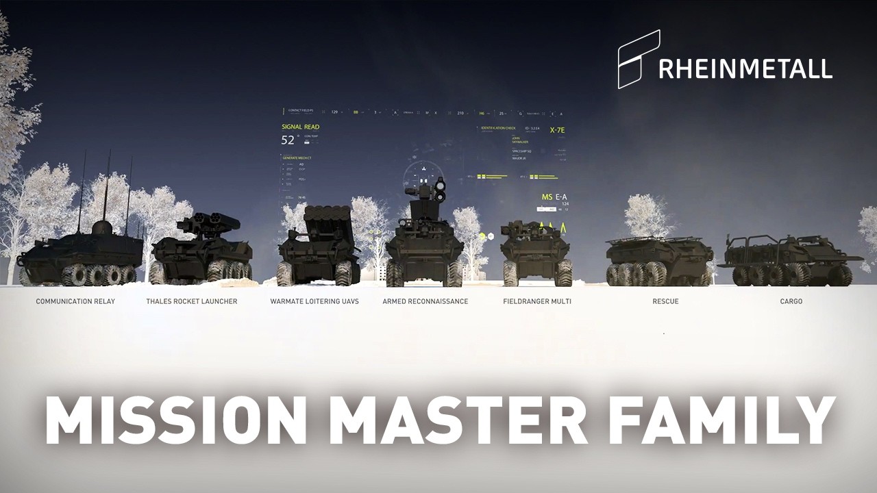 Rheinmetall Mission Master family  &ndash; Turning the Wolf Pack concept into a reality