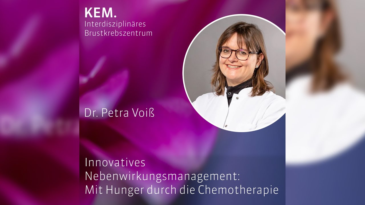 Mit Hunger durch die Chemo - Patientenvortrag mit Dr. Petra Voiß