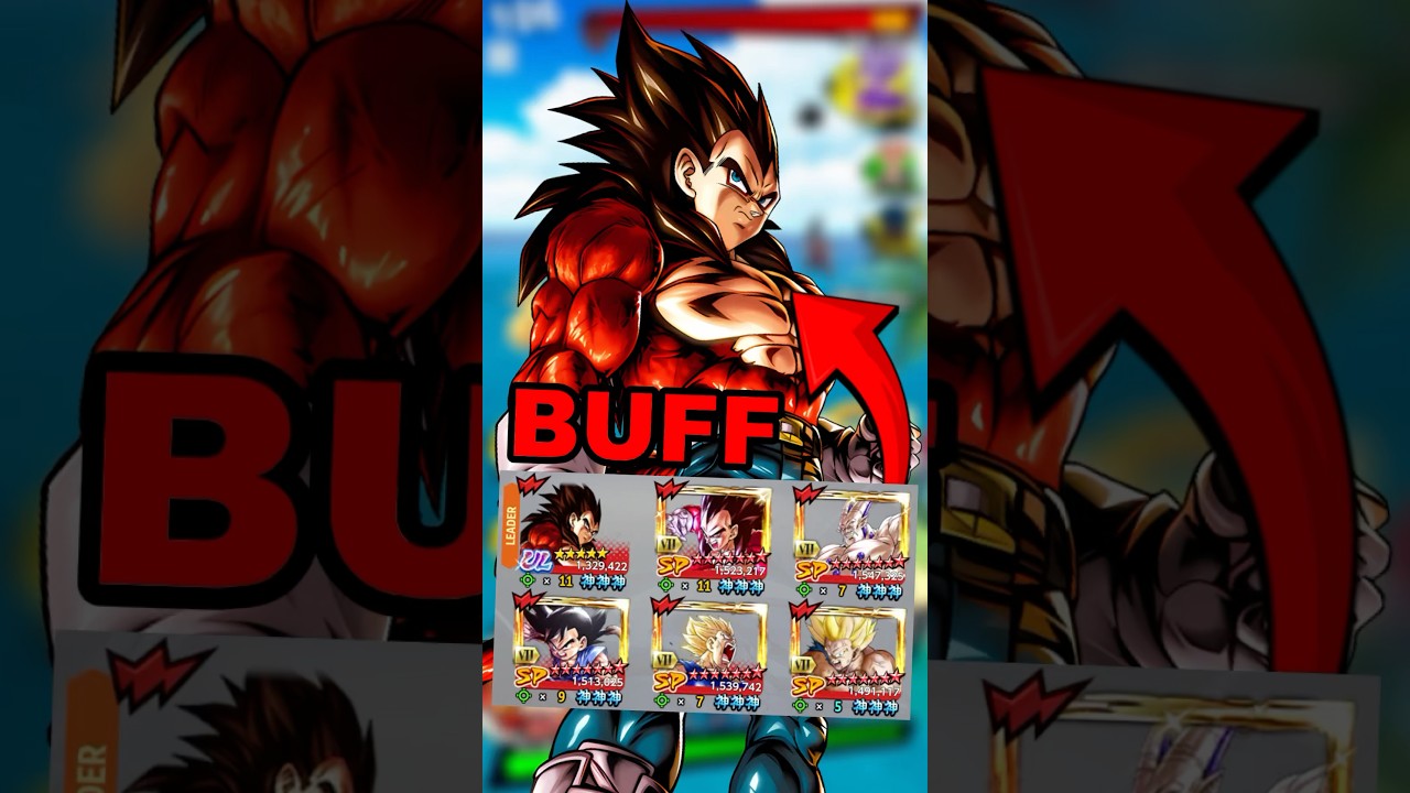 ULTRA SSJ4 VEGETA 5X ZENKAI УСИЛЕНА!!! | #dblegends #dbl #dragonballlegends #dblshorts