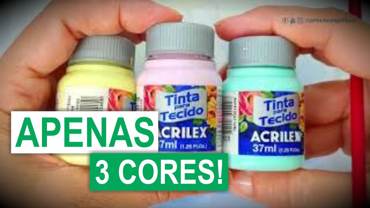 Pintando um ARCO-ÍRIS com APENAS 3 CORES!