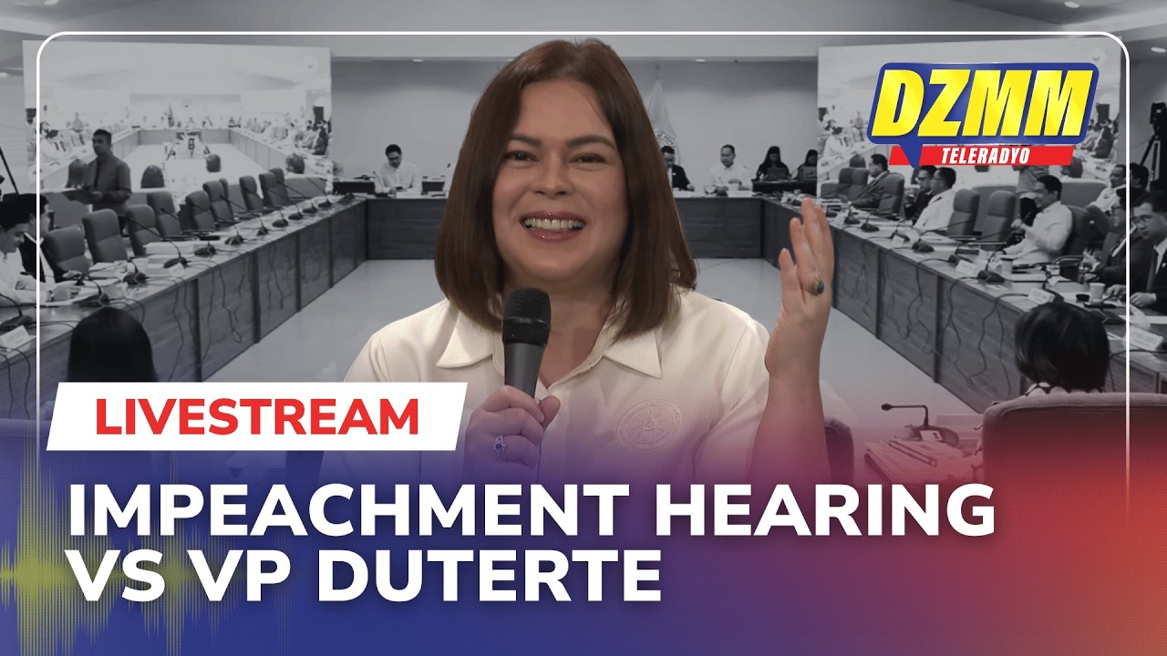 LIVE: VP Duterte impeachment hearing | DZMM Teleradyo (14 April 2026)