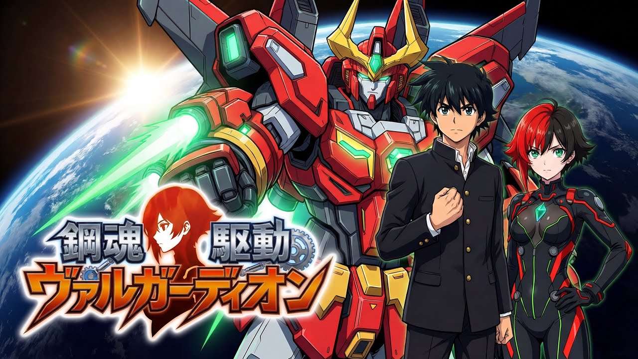 【AIと作るMV⑦】実在しないロボットアニメ「鋼魂駆動ヴァルガーディオン」