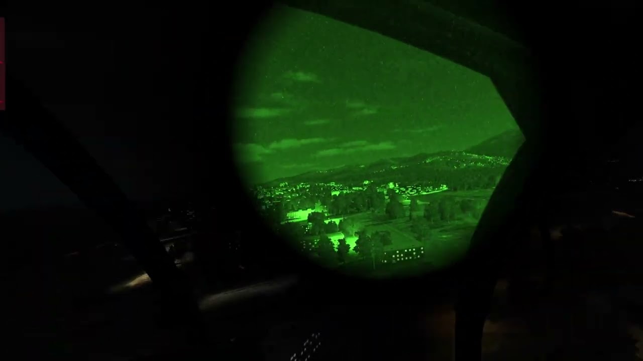 Night Flight with NVG's Lil Bird