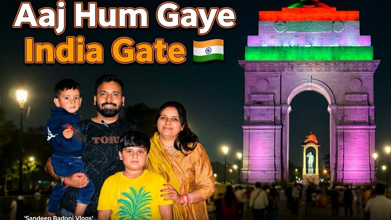 Aaj Ki Shaam India Gate Ke Naam ❤️ | Family Vlog Delhi