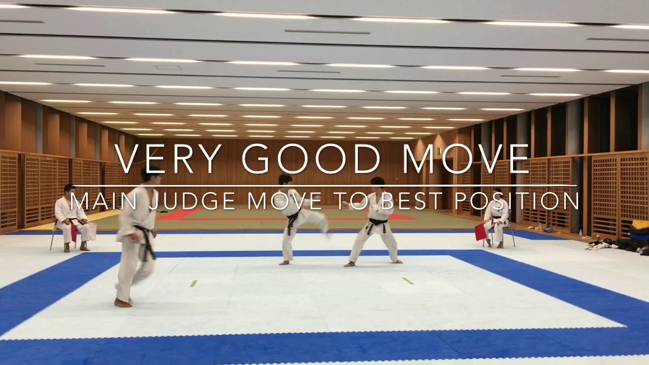 Judge manual, how to hold JKA Kumite match