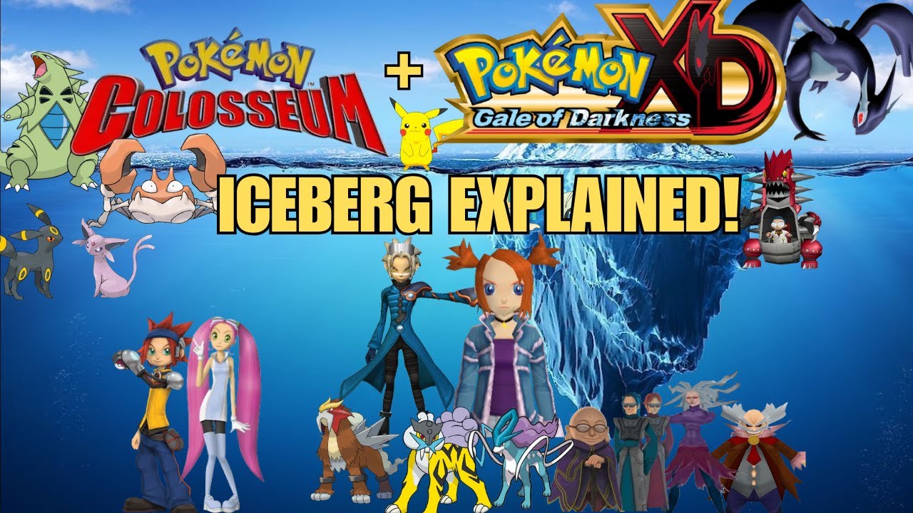 Pok&eacute;mon Colosseum + XD Gale Of Darkness Iceberg Explained!!!