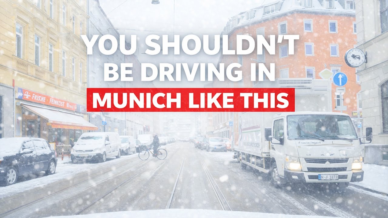 You Shouldn’t Be Driving in MUNICH Like This in winter