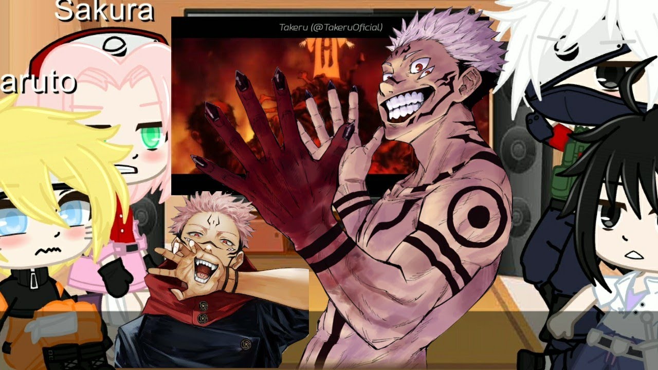 Time 7 reagindo ao rap do Sukuna (Takeru) Gc