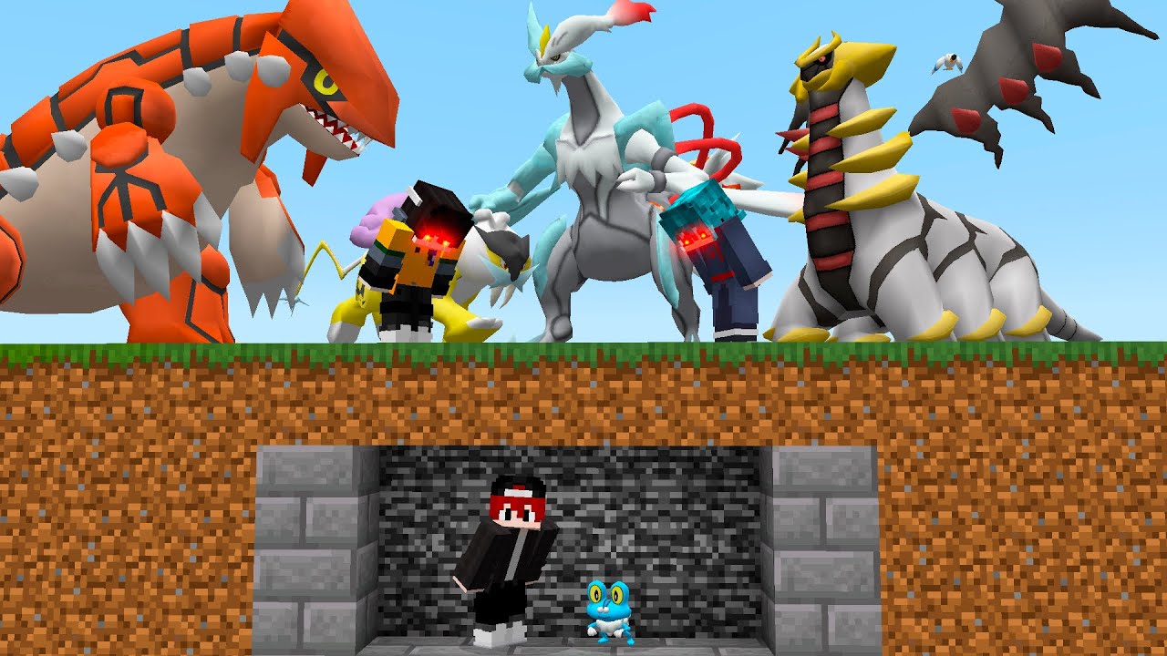 Minecraft Pixelmon Manhunt (1 Speedrunner VS 2 Caçadores)