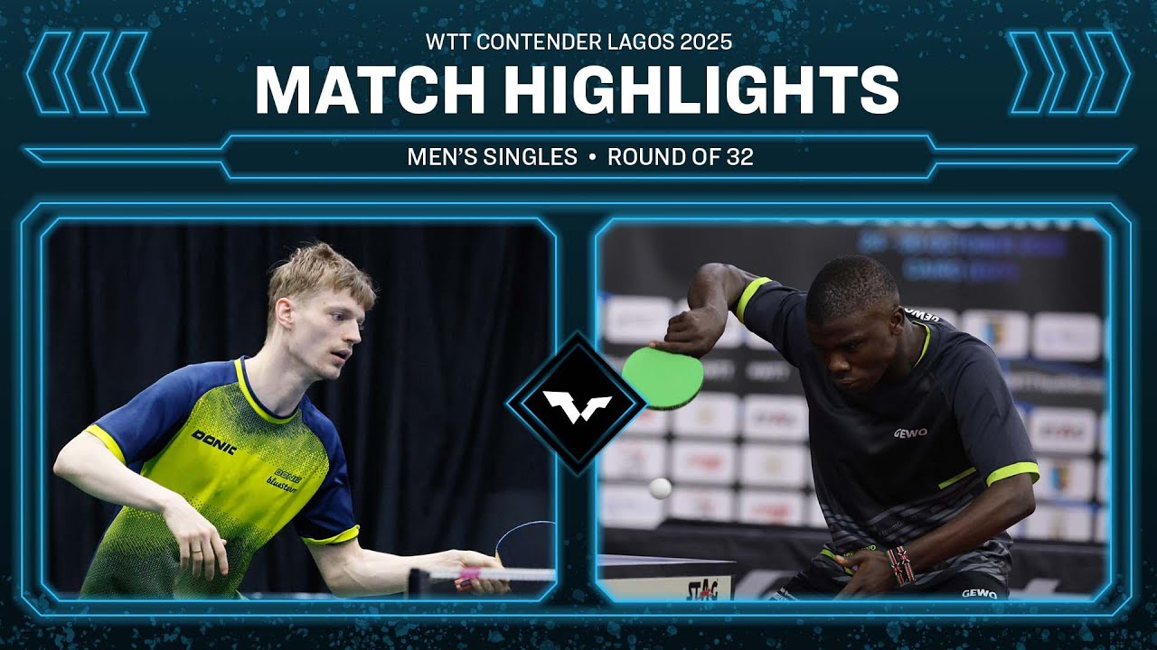 Anders Lind vs Muizz Adegoke | MS R32 | #WTTLagos 2025