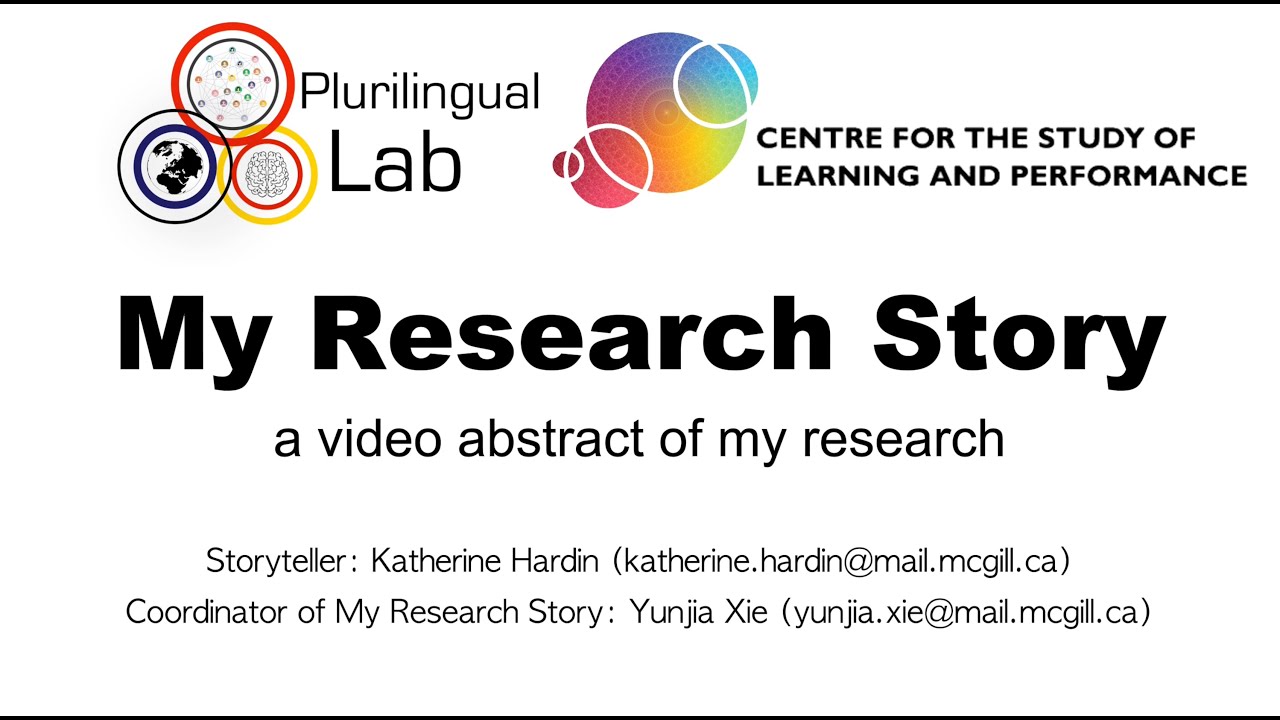 My Research Story - Kate Hardin