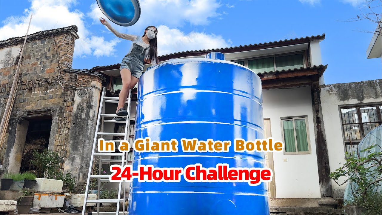 挑战在巨型滚筒里生存24小时，直接给我倒挂金钟！