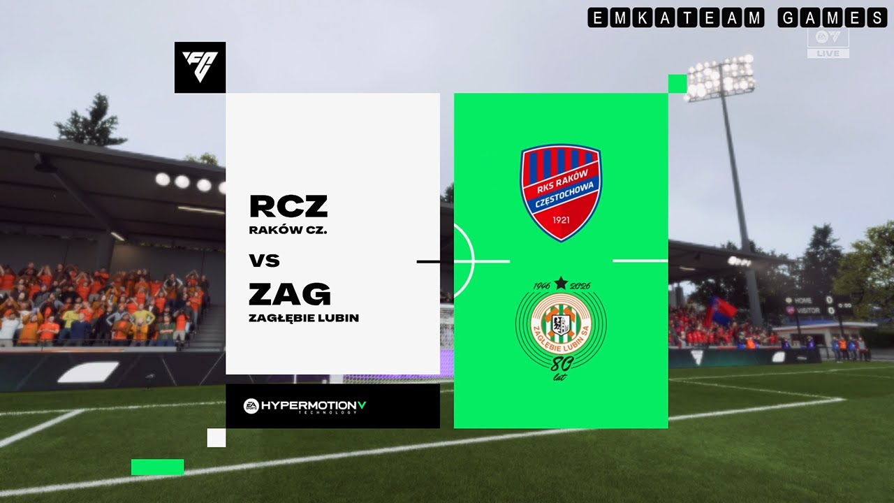 FC 26 | Ekstraklasa | 2025/2026 | Raków Częstochowa - Zagłębie Lubin
