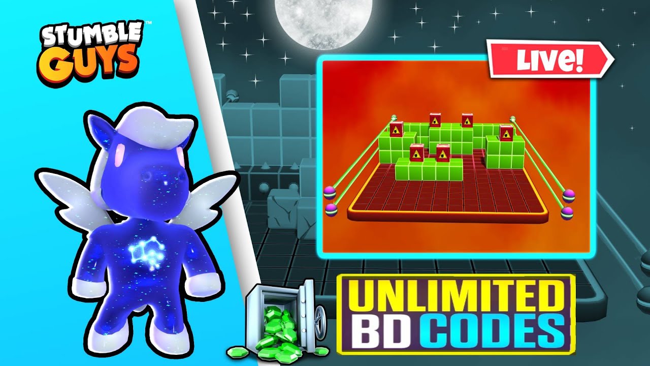 Stumble Guys Live Block Dash | Skin Wars UNLIMITED CODES EU AND INW #stumbleguys #livestream #shorts