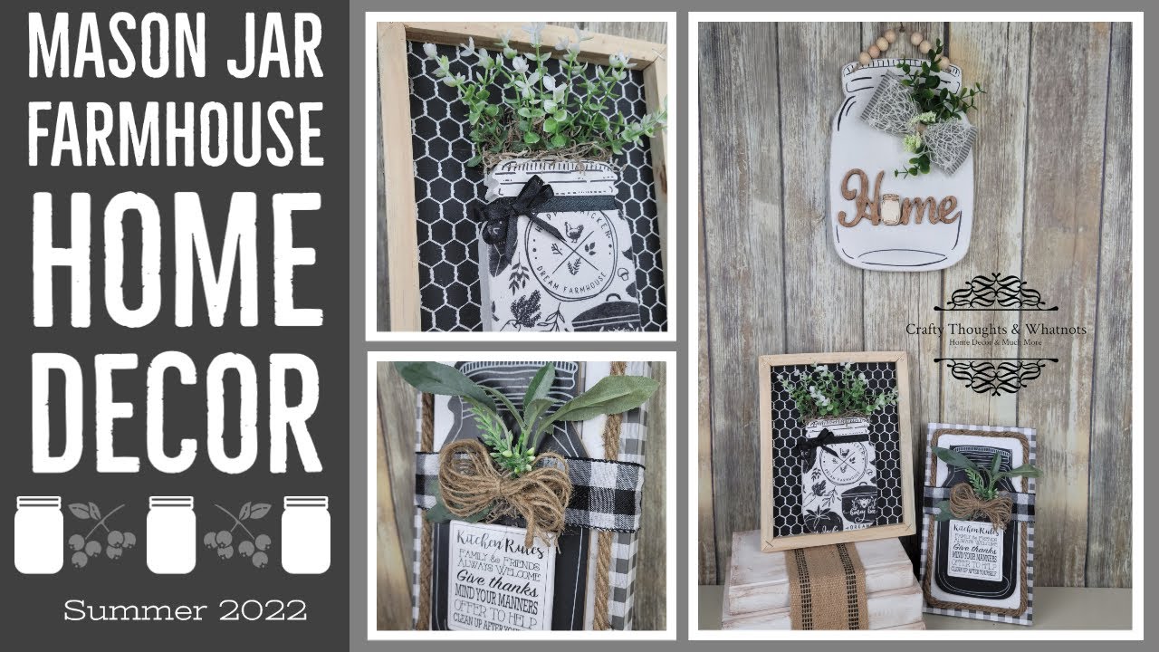 Mason Jar Farmhouse Home Decor