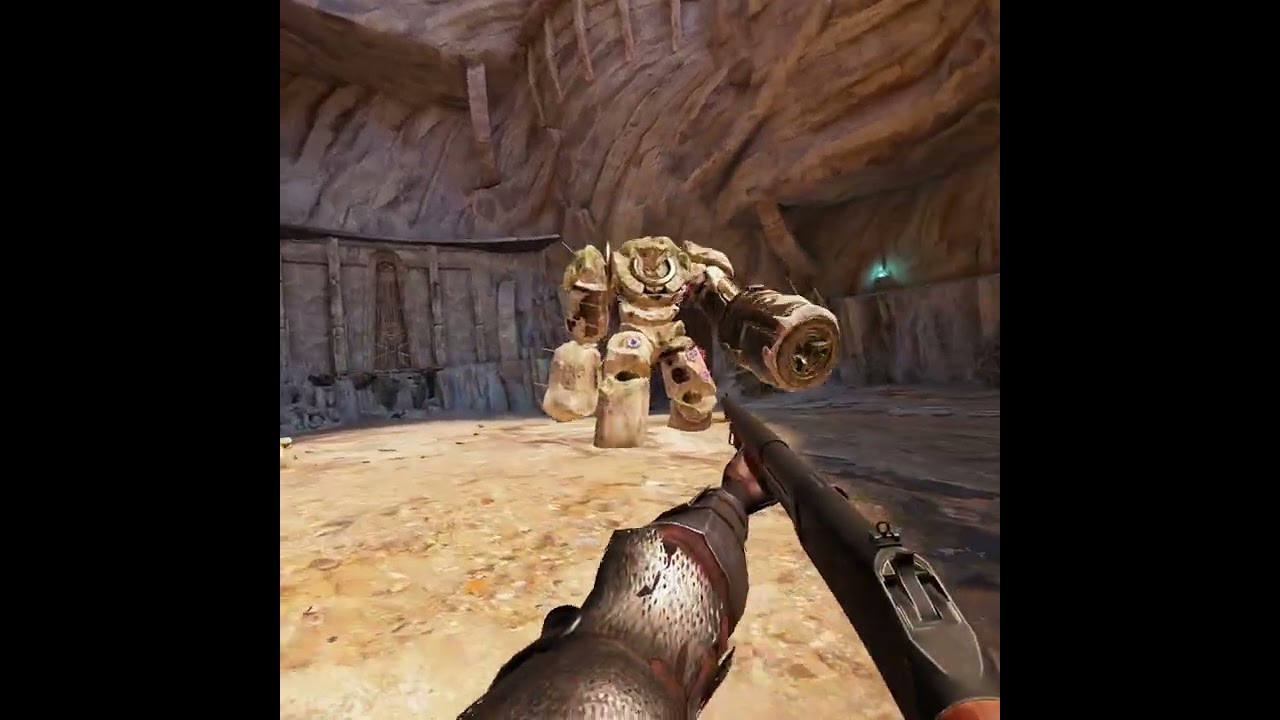Blade and Sorcery Golem fight but as a WW1 soldier