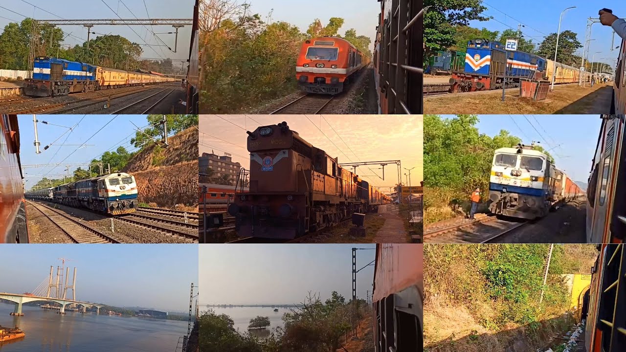 Madgaon to Sawantwadi: Full Journey: Onboard 50108 Madgaon - Sawantwadi Rd Passenger: Indian Railway
