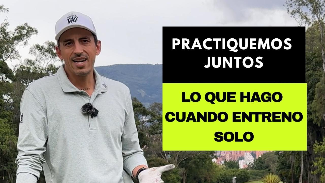 15 minutos de practica real. Acompáñame al campo de practica.