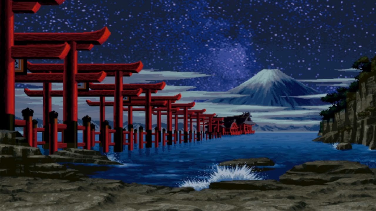 Gairyu Isle (Night) | Samurai Shodown V Special