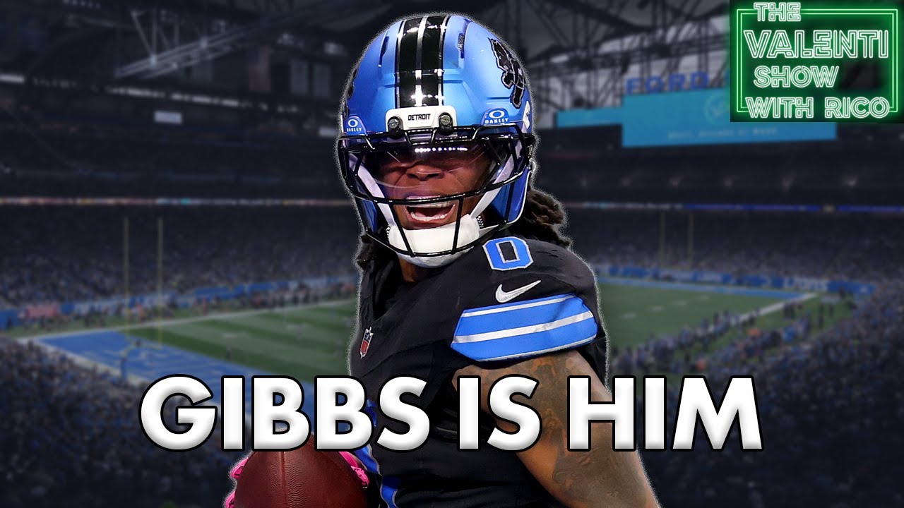 Jahmyr Gibbs Is Him | Can We Say That Lions Edition | The Valenti Show with Rico