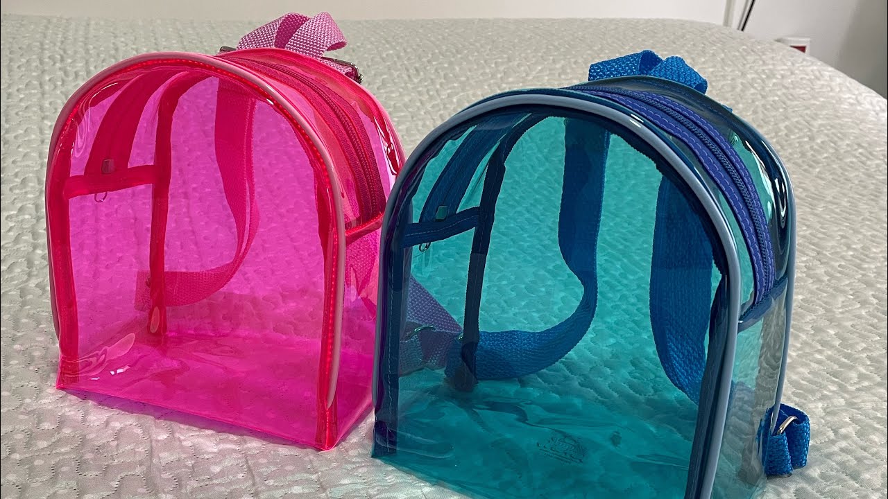 DIY Mochila Plástico Cristal