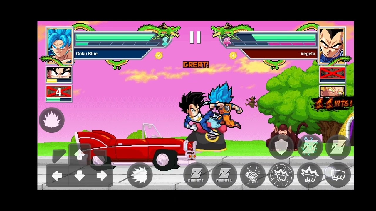Goku vs Vegeta Z LEGENDS 3