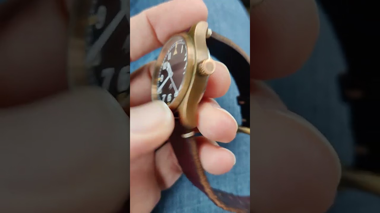 Tandorio Bronze Automatic Watch Review! PT5000 Movement! Sterile Aviator/Pilot Dial! Patina baby!