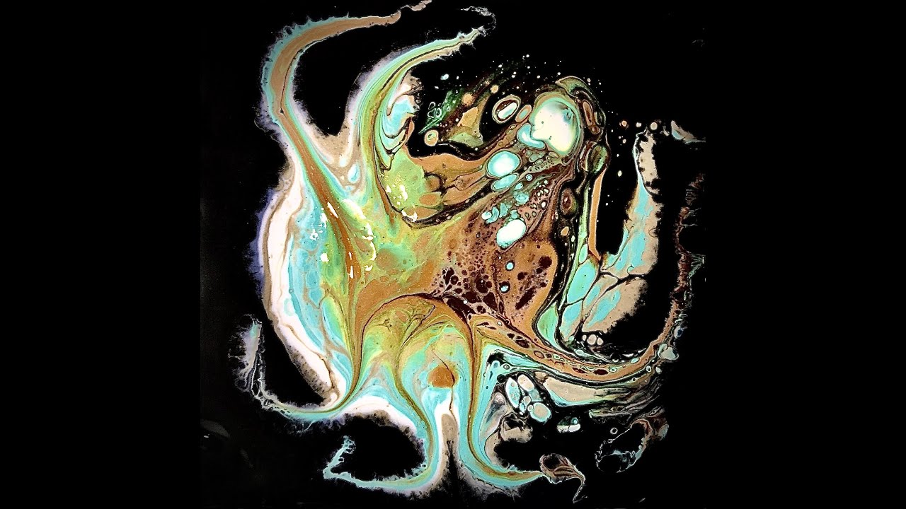 A VOIR!!! TECHNIQUE ORIGINALE ACRYLIC POURING/EXPLICATIONS EN PAS à PAS