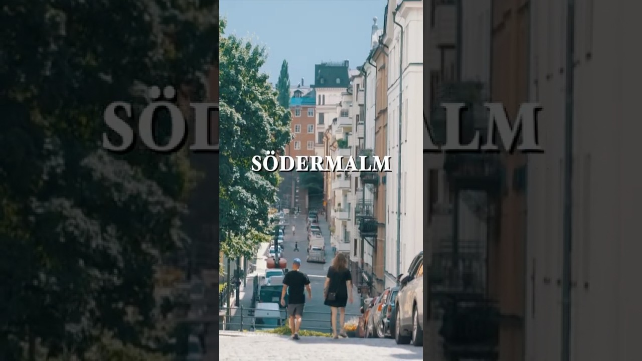 Stockholm Walk: S&ouml;dermalm - Relaxed Atmosphere, Nightlife and Nature! #shorts