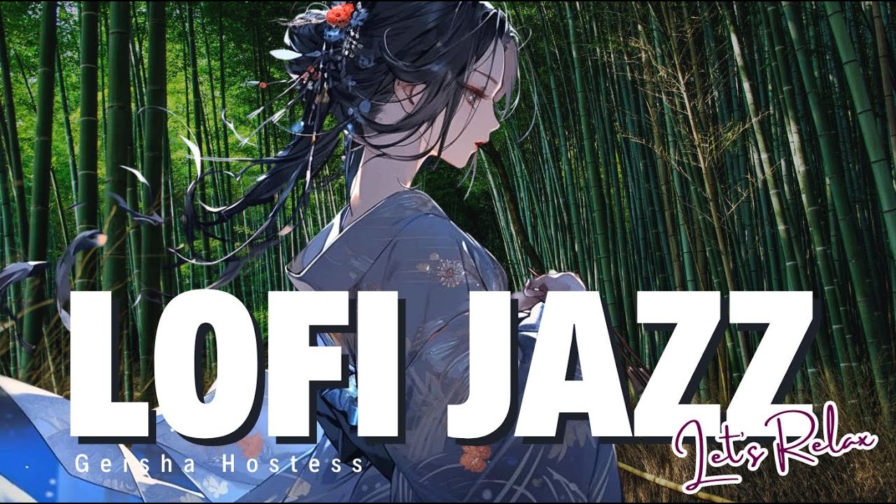 Geisha's Kyoto Lullaby: Relaxing LoFi Jazz for Study, Work, and Sleep